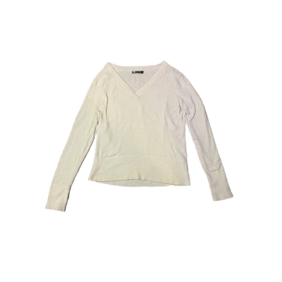 Cream George Women's V-Neck Sweater - Picture 2 of 3